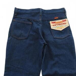 NEW Rustler Boys Dark Wash Denim Straight Leg Jeans Youth 10 Husky